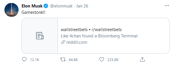 Elon Musk says, 